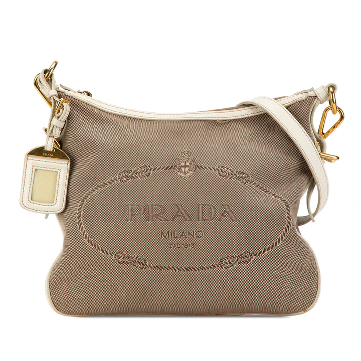 Canapa Logo Crossbody Brown - Gaby Paris