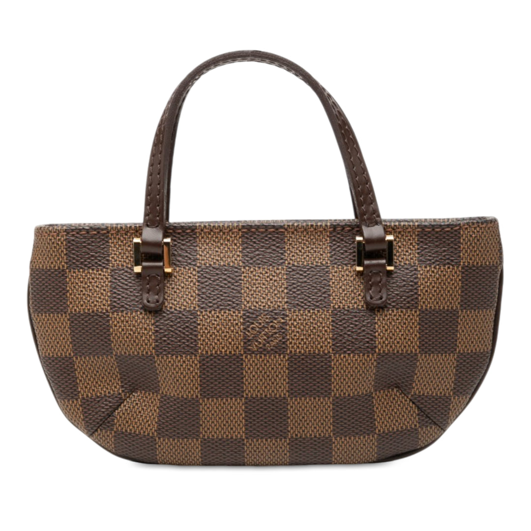 Louis Vuitton Manosque Pochette Toile Damier Ébène