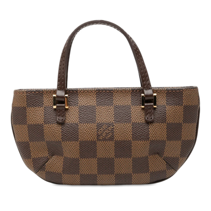 Louis Vuitton Manosque Pochette Toile Damier Ébène