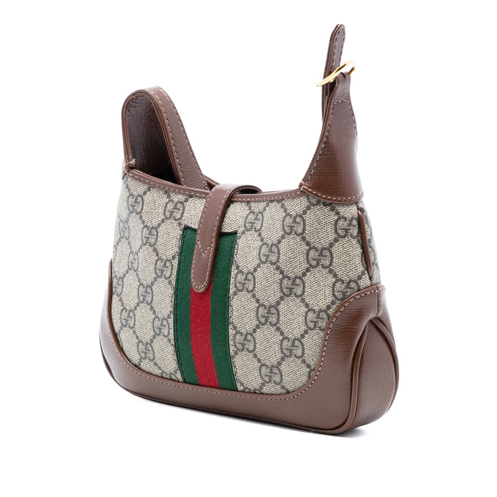 Gucci Mini GG Supreme Web Jackie 1961 Sac porté croisé