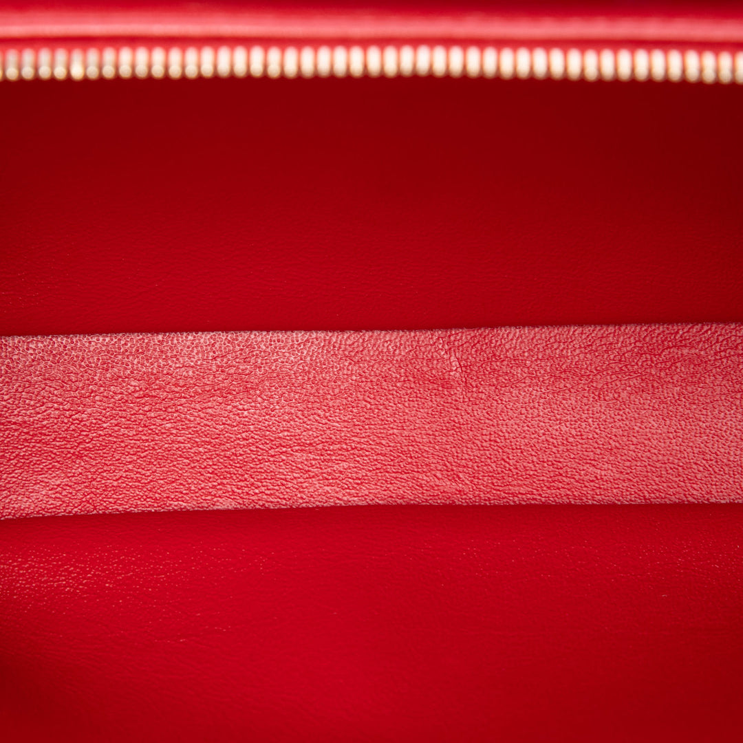 Chanel CC Chevron Enveloppe à rabat Petit Cuir de veau