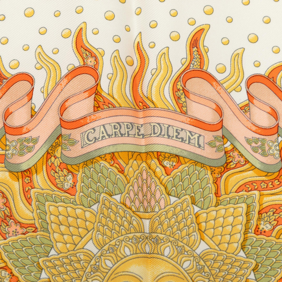 Hermès Carpe Diem Foulard 90 Multi Soie