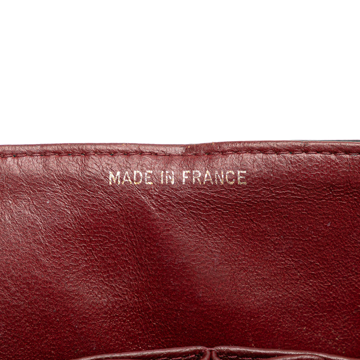 Small Classic Lambskin Double Flap Black - Gaby Paris