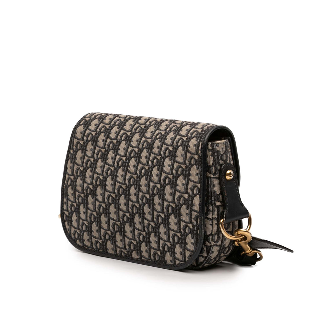 Dior Oblique Toile à rabat Sac porté croisé