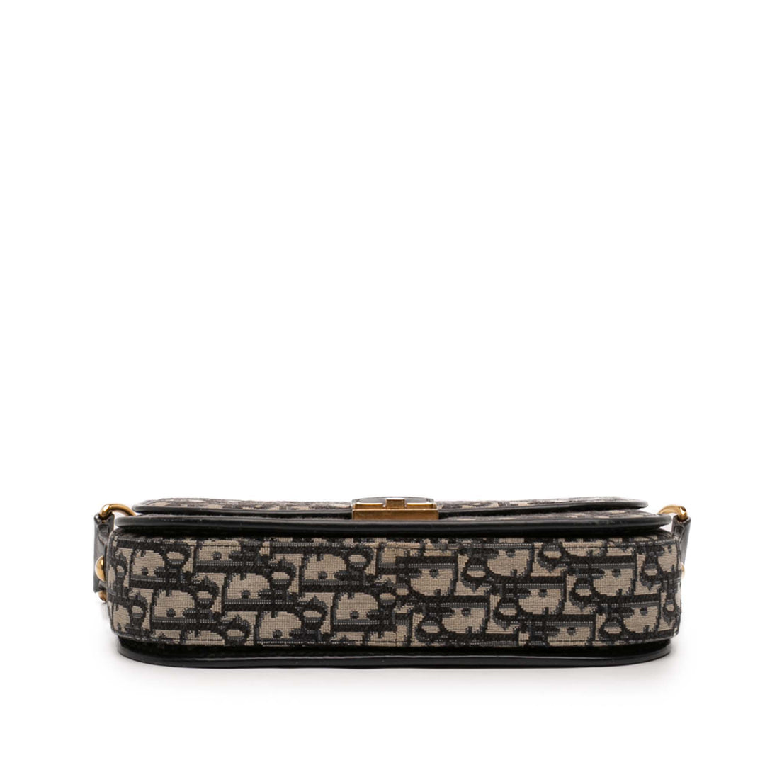 Dior Oblique Toile à rabat Sac porté croisé