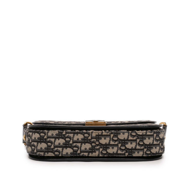 Dior Oblique Toile à rabat Sac porté croisé
