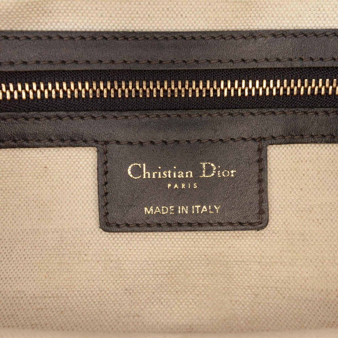 Dior Oblique Toile à rabat Sac porté croisé