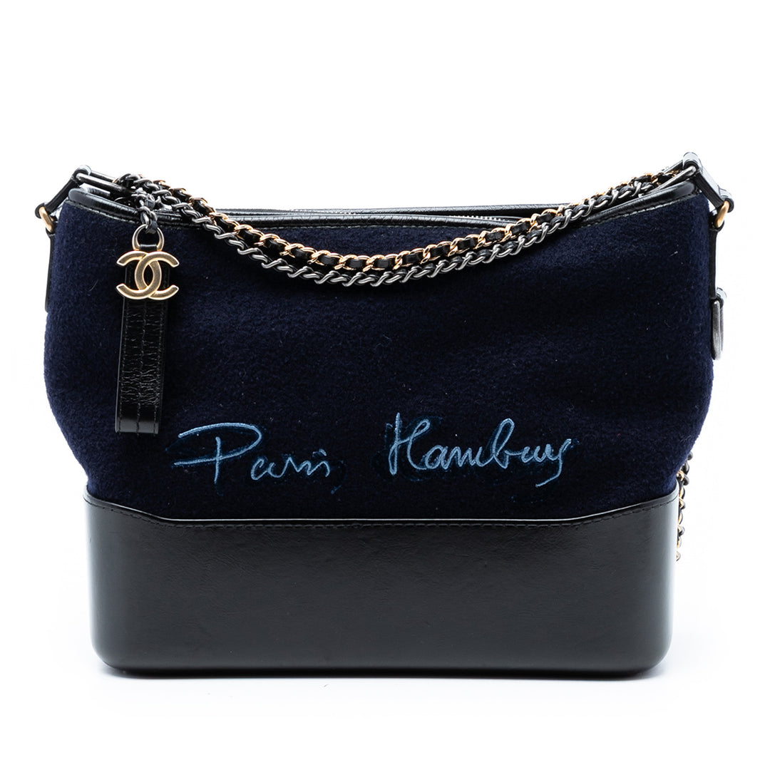 Chanel Medium Laine Paris Hamburg brodé Gabrielle Hobo