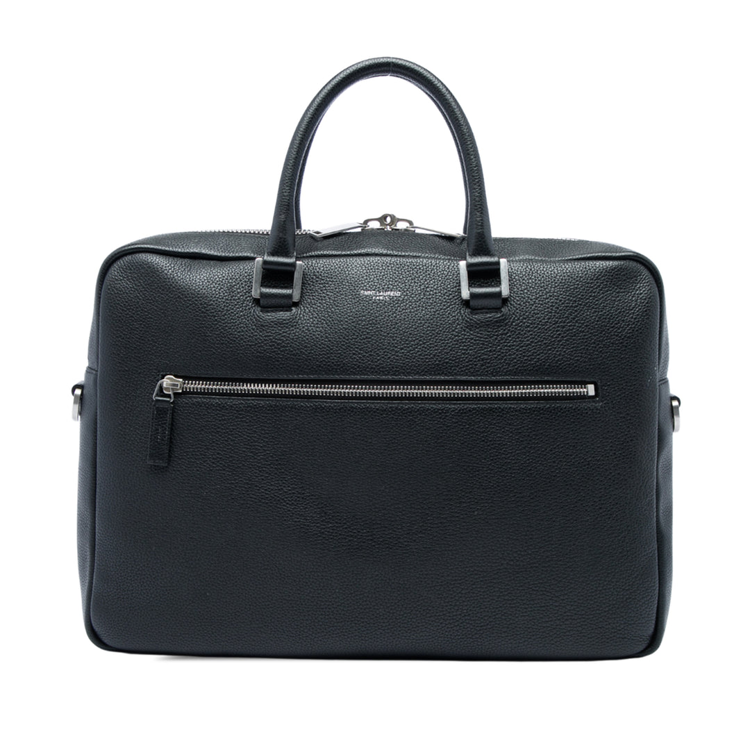 Saint Laurent Business Sac Noir – vue principale – GABY PARIS