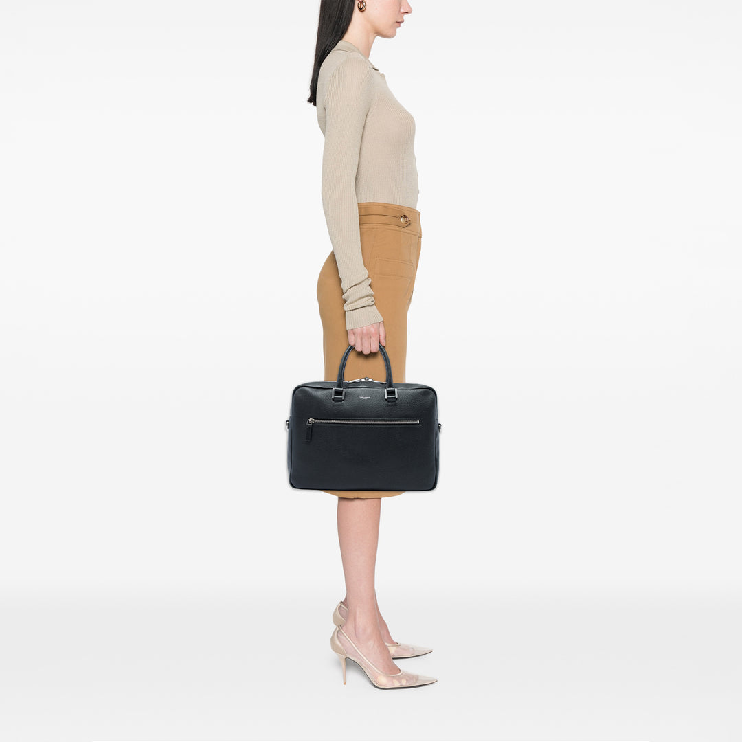 Saint Laurent Business Sac Noir – vue 5 – GABY PARIS