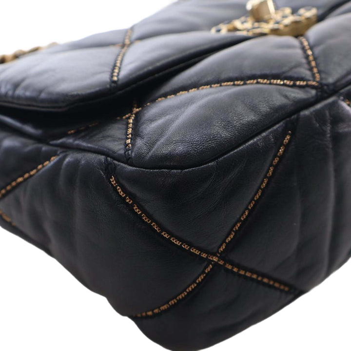 Chanel Medium Cuir d’agneau 19 à rabat