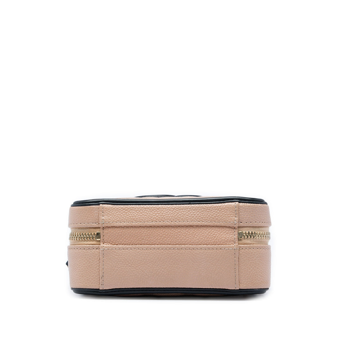 Bicolore CC Filigree Vanity Petit Cuir caviar Marron