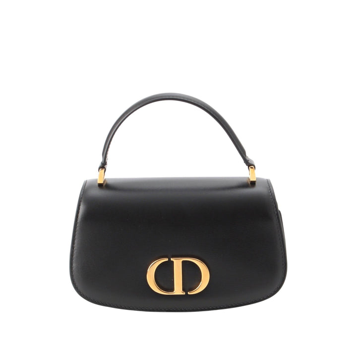 Box 30 Montaigne Avenue sac à Cuir de veau Noir