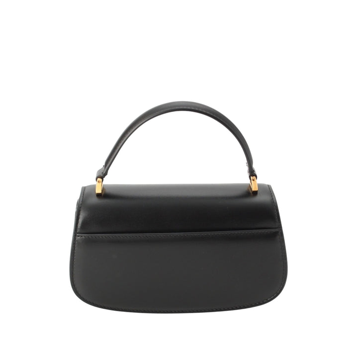 Box 30 Montaigne Avenue sac à Cuir de veau Noir