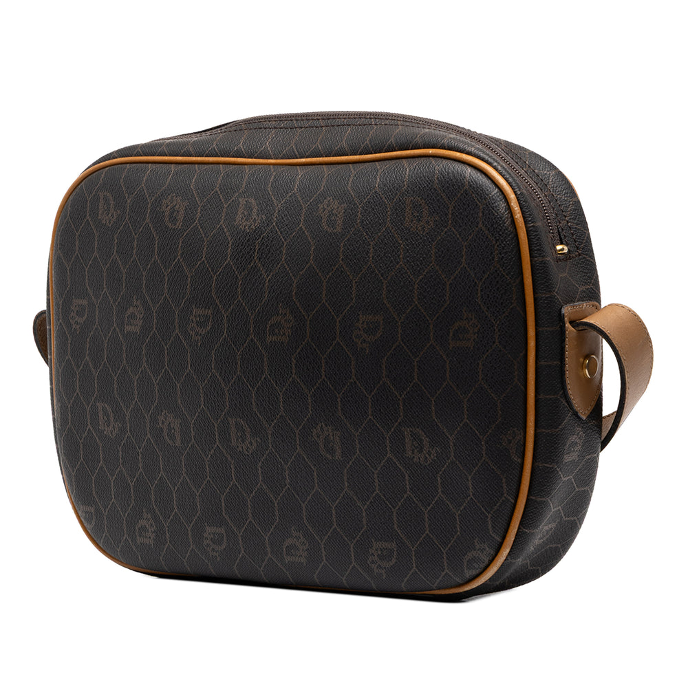 Dior Sac bandoulière Honeycomb Toile enduite Noir – vue 2 – GABY PARIS