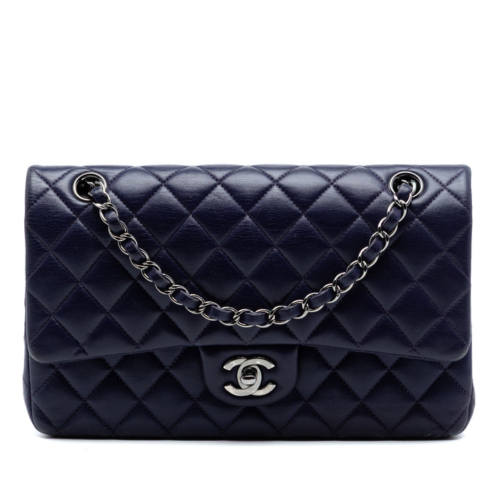 Chanel Medium Classic Cuir d’agneau Double rabat