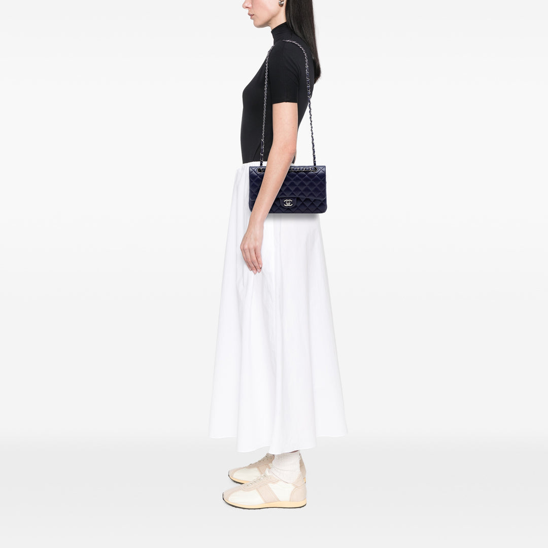 Chanel Medium Classic Cuir d’agneau Double rabat
