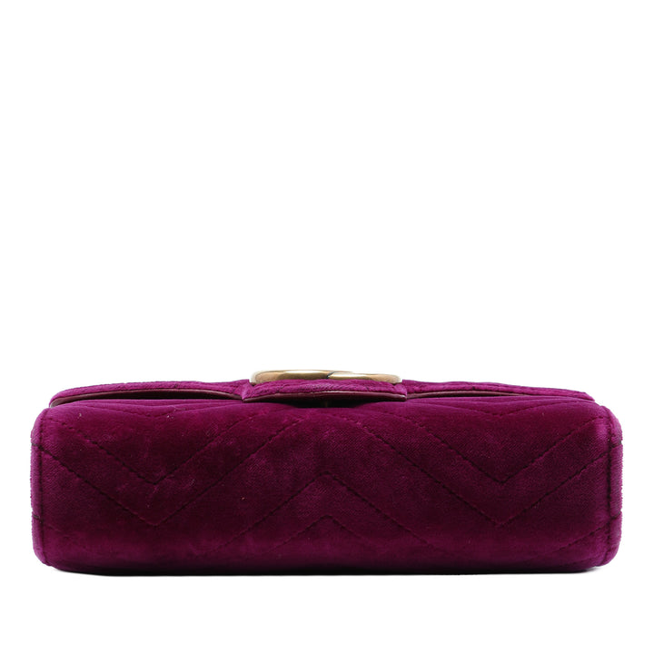 GG Marmont Matelasse Wallet on Chain Violet