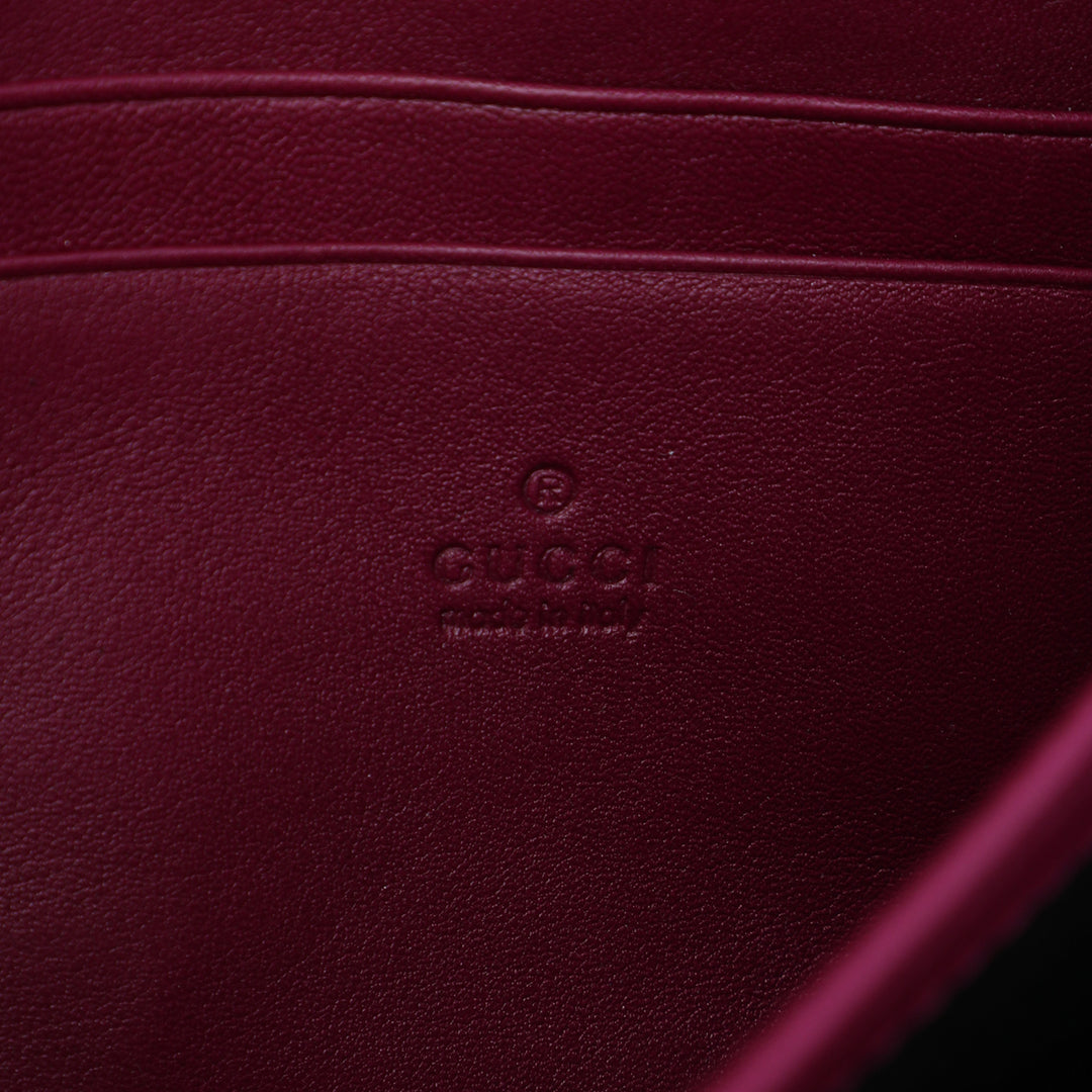 GG Marmont Matelasse Wallet on Chain Violet