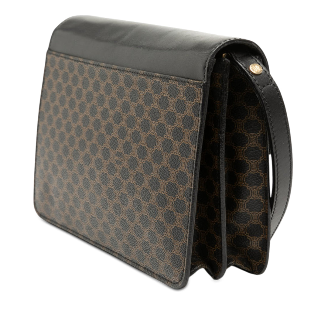 Celine Macadam Coated Toile et Cuir Pochette
