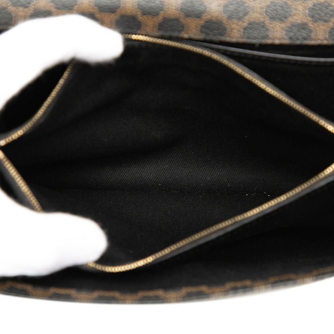 Celine Macadam Coated Toile et Cuir Pochette