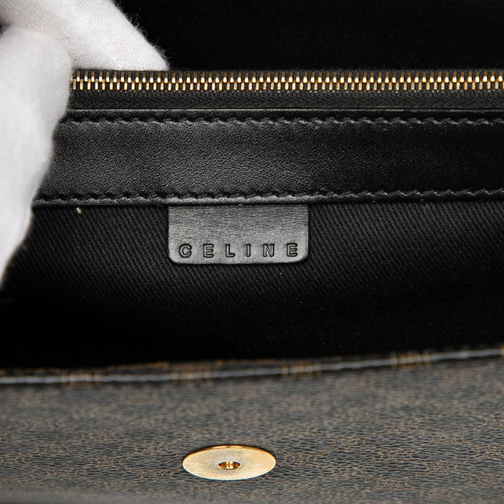 Celine Macadam Coated Toile et Cuir Pochette