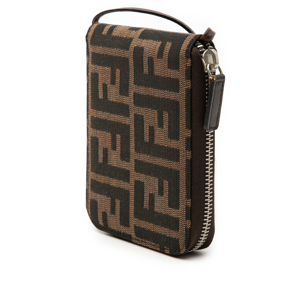 Fendi Sac bandoulière Wallet on Strap Zucca Marron – vue 2 – GABY PARIS