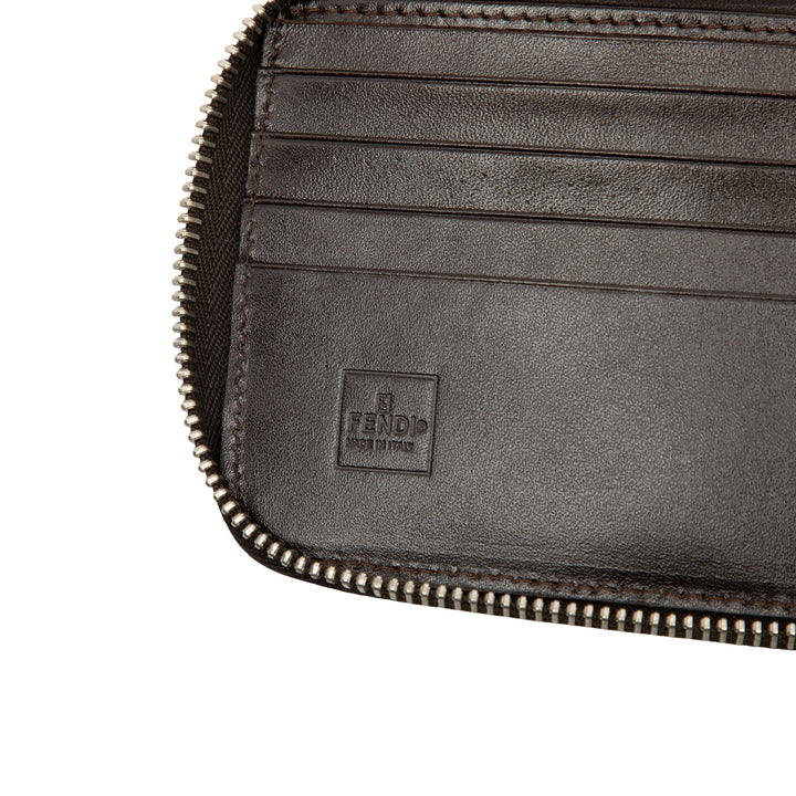 Fendi Sac bandoulière Wallet on Strap Zucca Marron – vue 6 – GABY PARIS