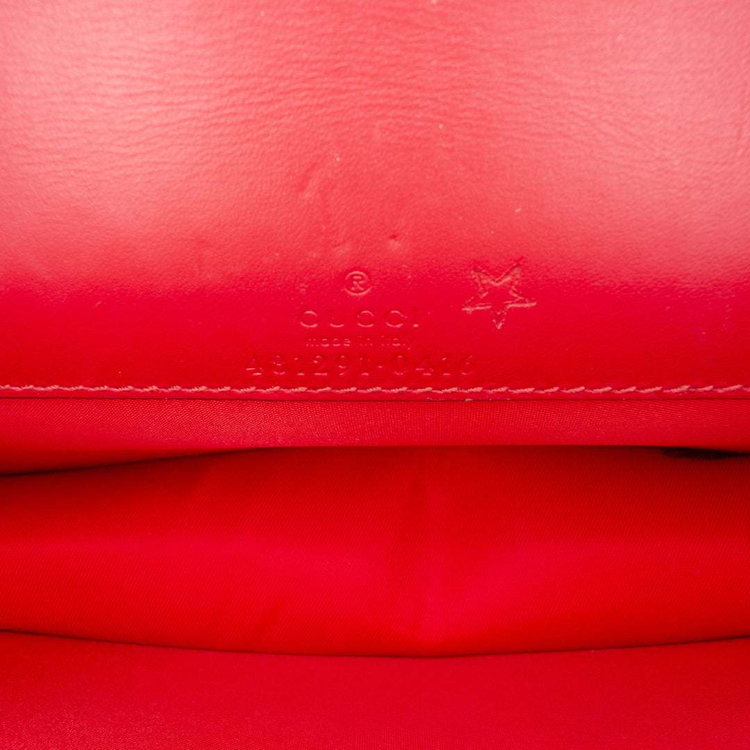 Gucci Mini GG Supreme Cherry Sac porté croisé
