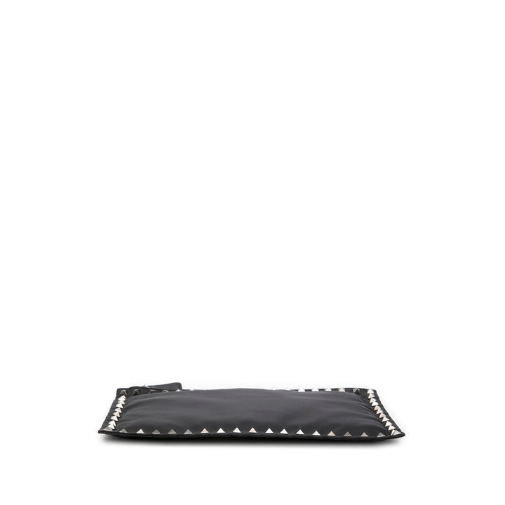 Valentino Nylon Rockstud Zip Pochette