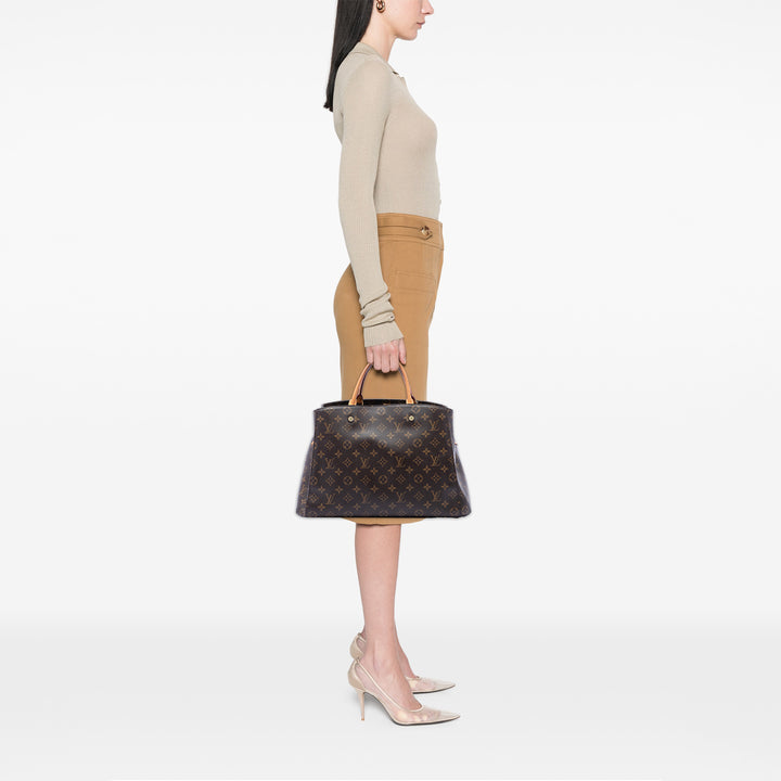 Montaigne GM Monogram Marron
