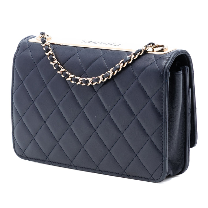 Chanel Cuir d’agneau Trendy CC Wallet on Chain – GABY PARIS Authentique