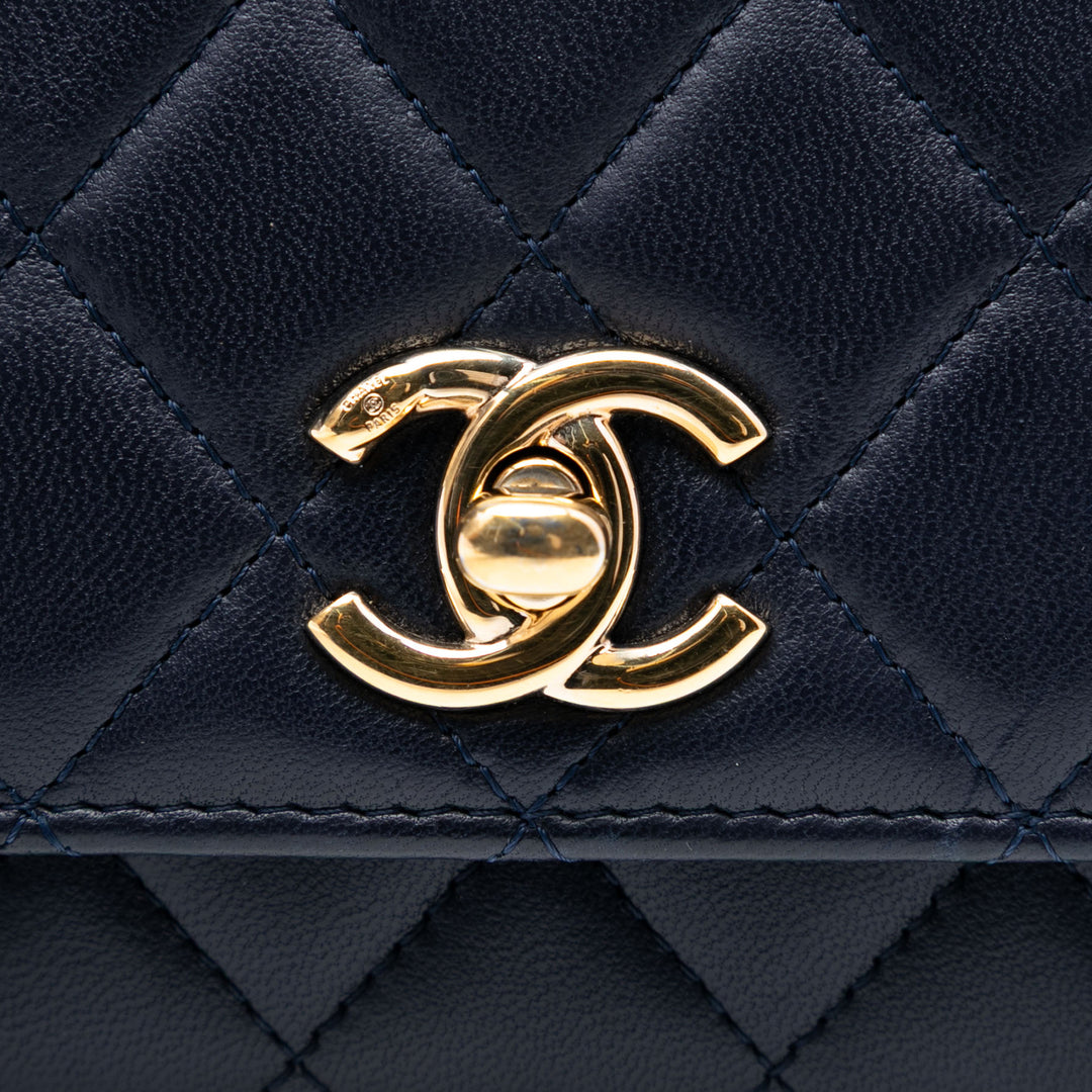 Chanel Cuir d’agneau Trendy CC Wallet on Chain – GABY PARIS Authentique