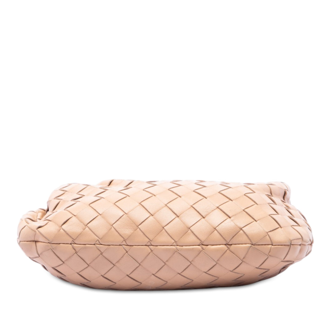 Bottega Veneta Sac porté épaule Intrecciato Jodie nappa Mini Marron – vue 3 – GABY PARIS