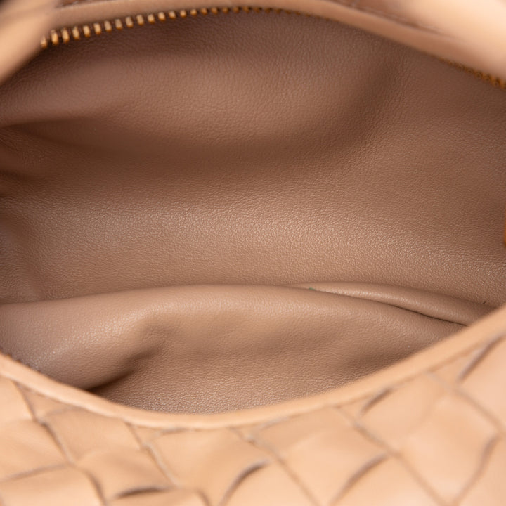 Bottega Veneta Sac porté épaule Intrecciato Jodie nappa Mini Marron – vue 4 – GABY PARIS