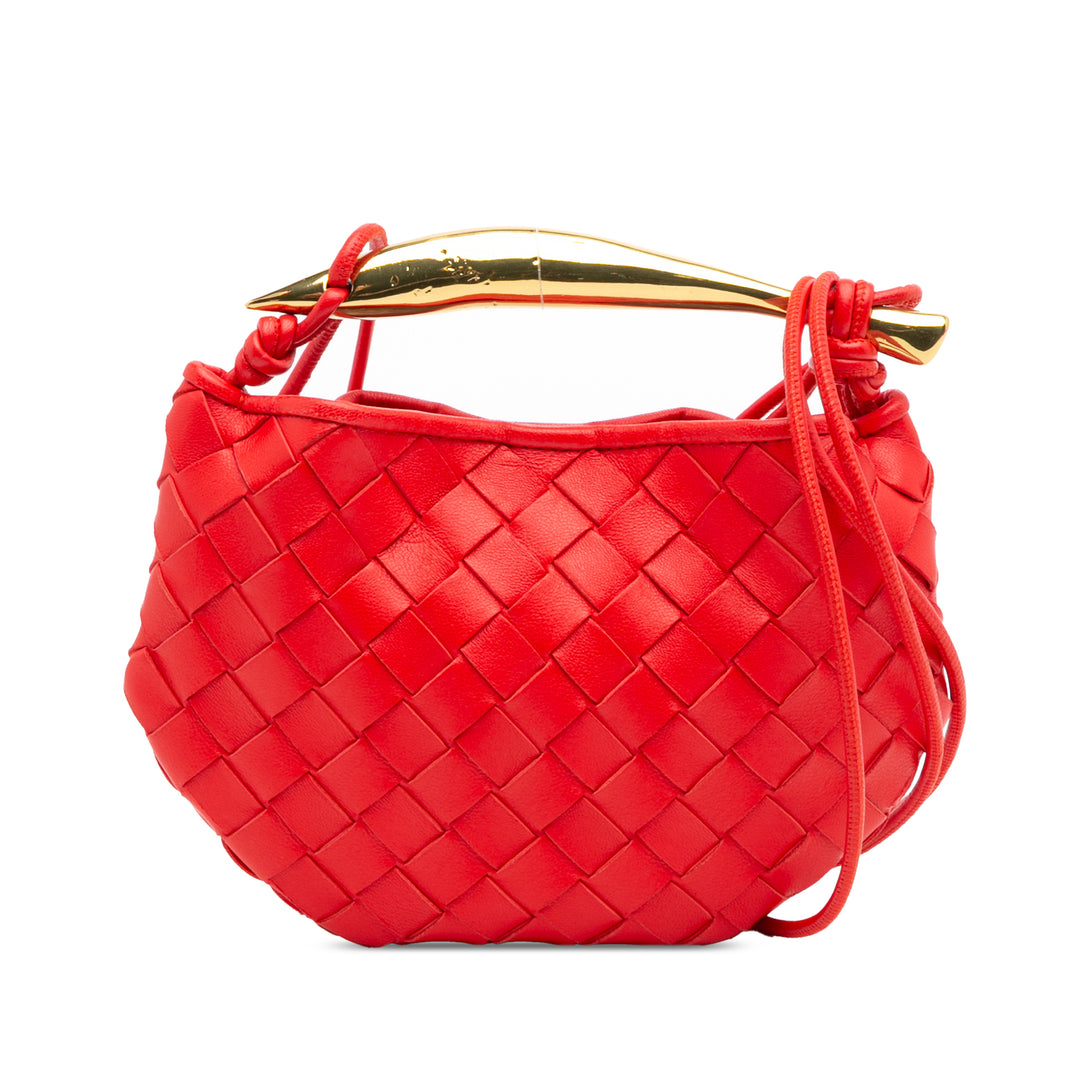 Bottega Veneta Baby Cuir d’agneau Intrecciato Sardine