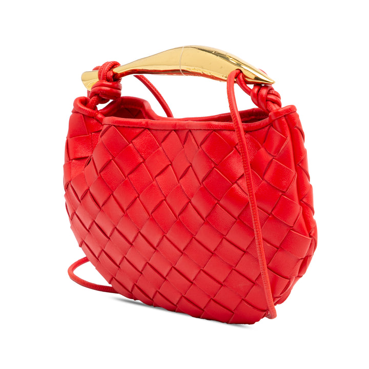 Bottega Veneta Baby Cuir d’agneau Intrecciato Sardine
