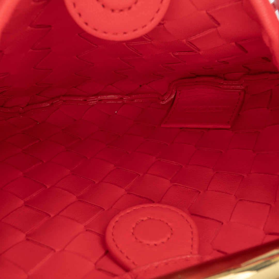 Bottega Veneta Baby Cuir d’agneau Intrecciato Sardine