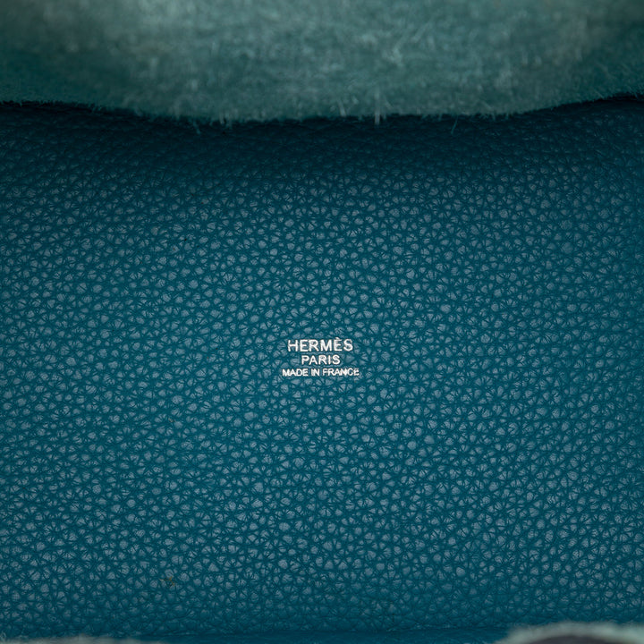 Hermès Sac à main Picotin Lock 18 Clémence Bleu – vue 4 – GABY PARIS