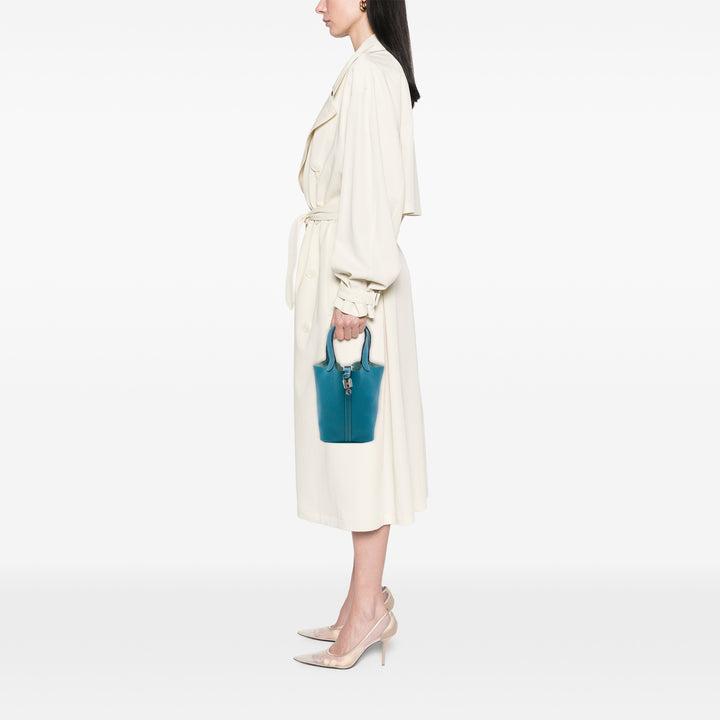 Hermès Sac à main Picotin Lock 18 Clémence Bleu – vue 6 – GABY PARIS