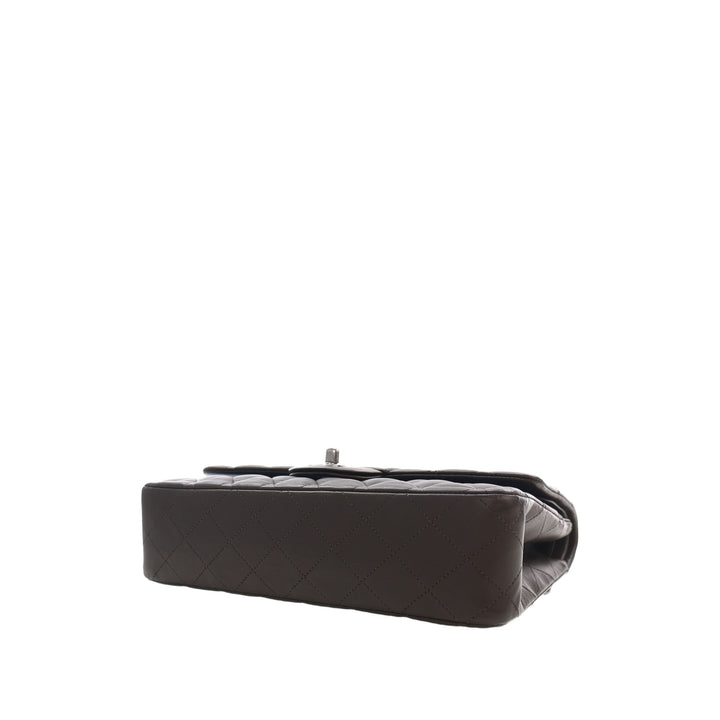 Chanel Classic Double rabat Moyen Cuir d'agneau Marron – vue 12 – GABY PARIS