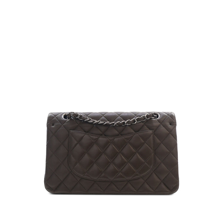 Chanel Classic Double rabat Moyen Cuir d'agneau Marron – vue 2 – GABY PARIS