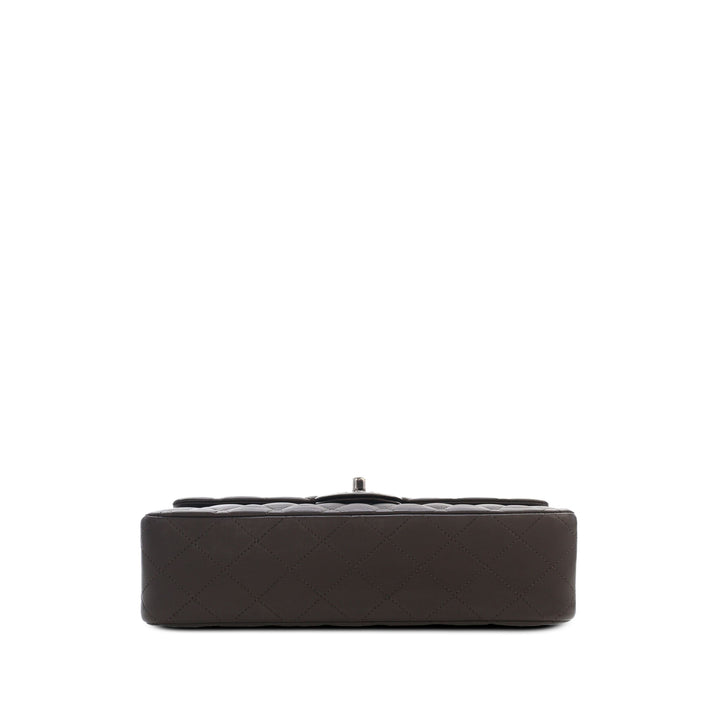 Chanel Classic Double rabat Moyen Cuir d'agneau Marron – vue 3 – GABY PARIS