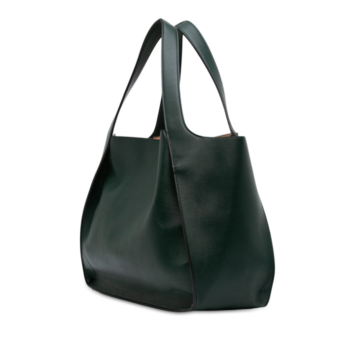 Stella McCartney Faux Stella Logo Cabas Cuir