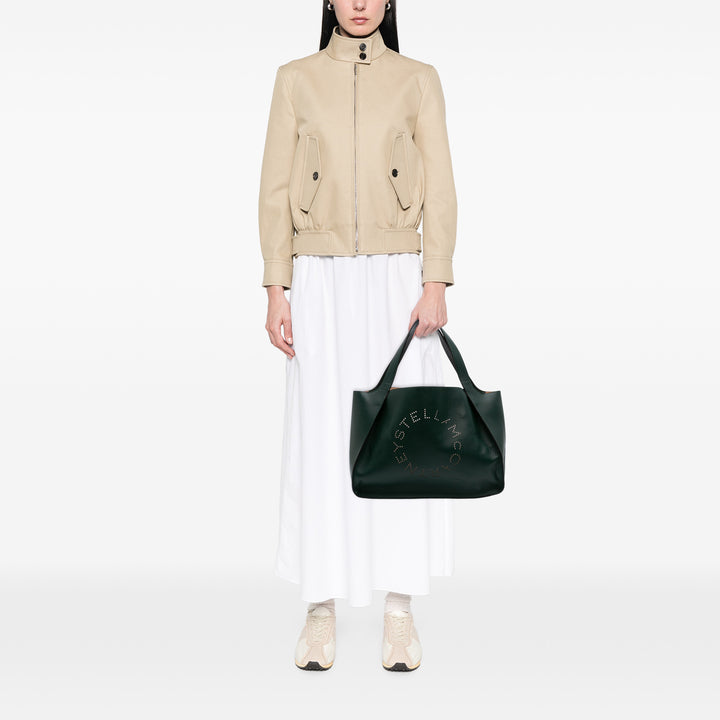 Stella McCartney Faux Stella Logo Cabas Cuir