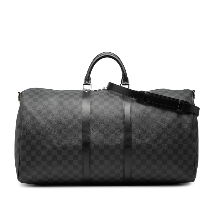 Louis Vuitton Damier Graphite Keepall Bandouliere 55