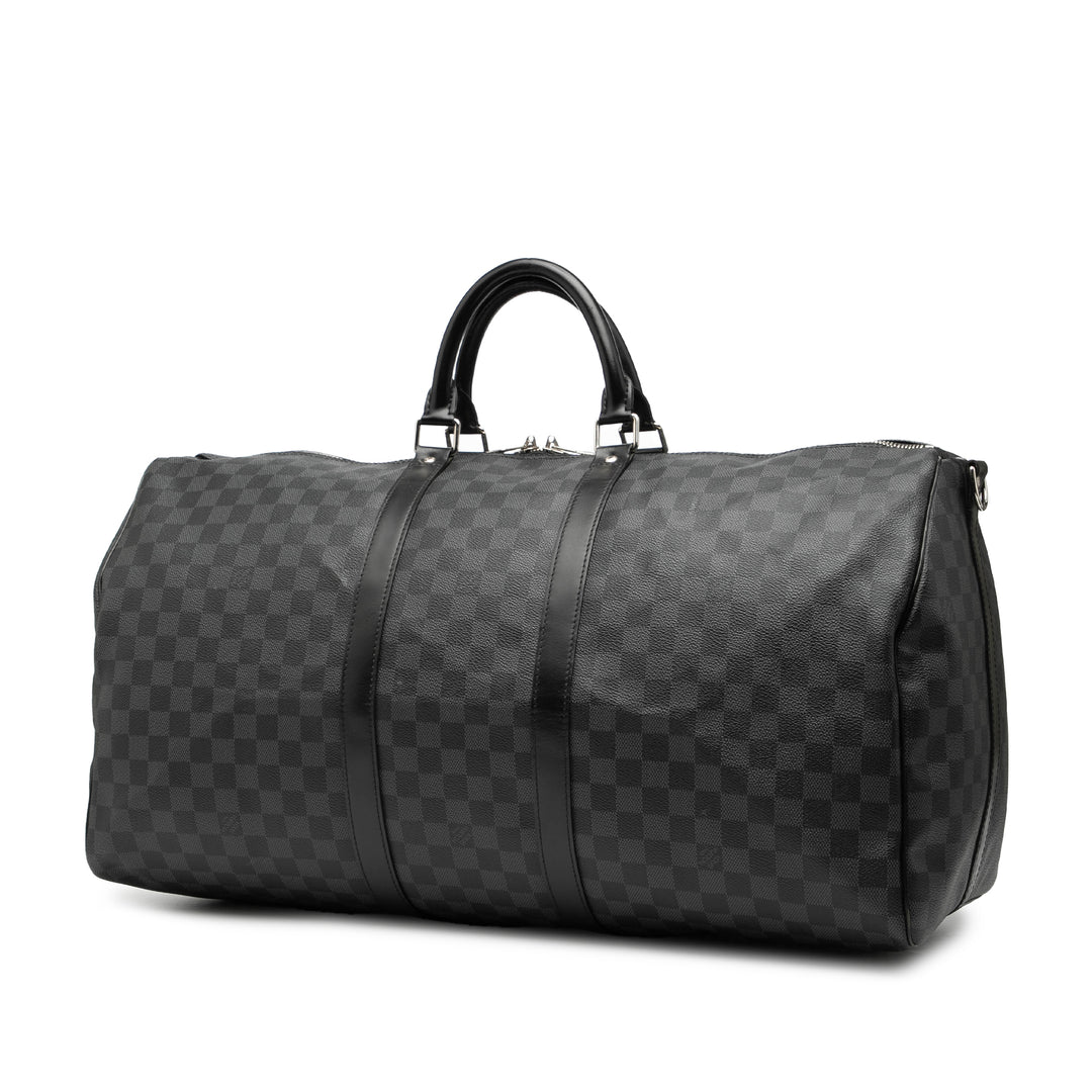 Louis Vuitton Damier Graphite Keepall Bandouliere 55