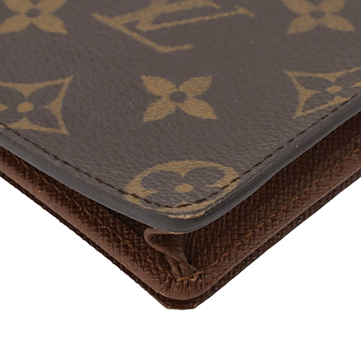Louis Vuitton Monogram Porte Valeurs Checkbook Portefeuille