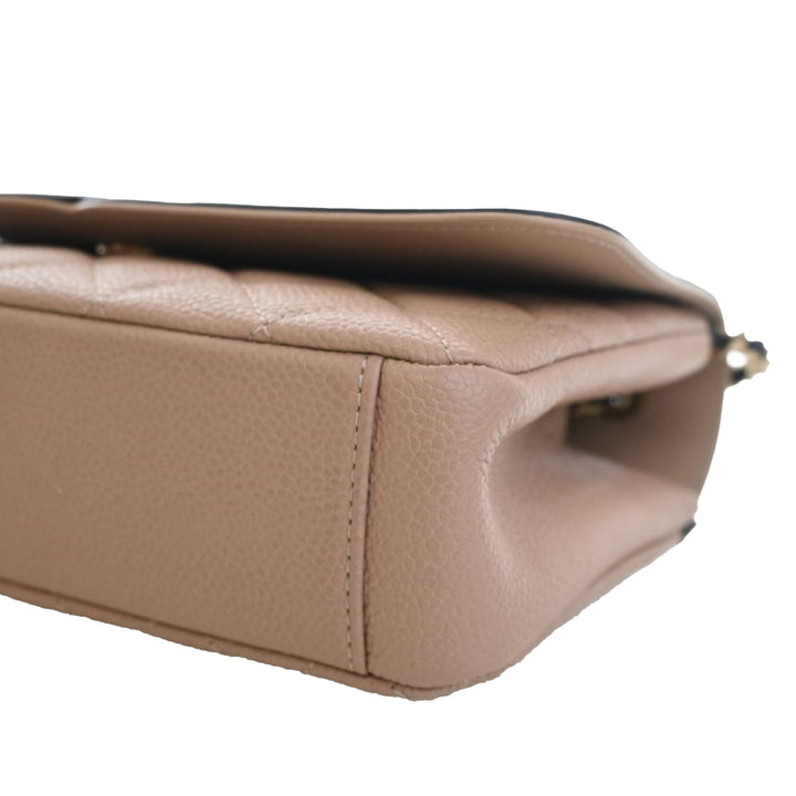 Chanel Small Bicolor Caviar CC Filigree à rabat