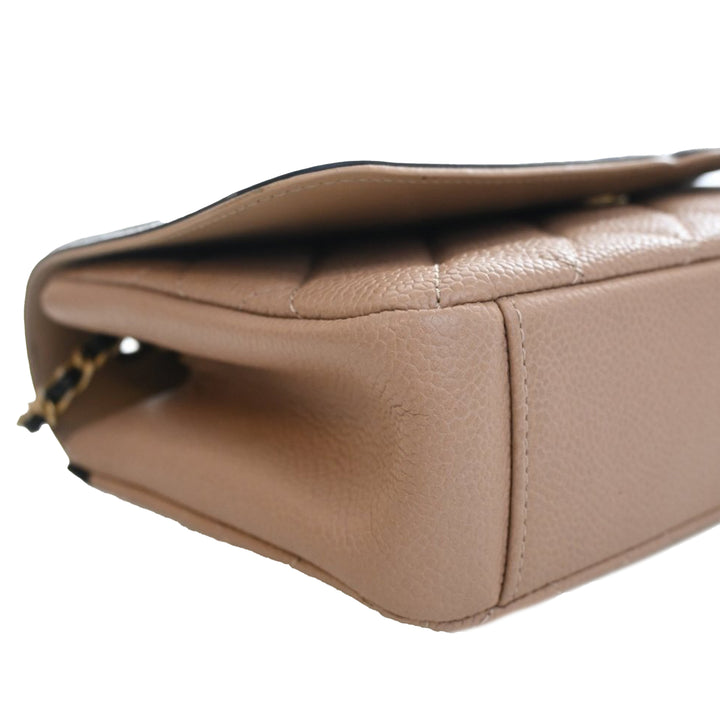 Chanel Small Bicolor Caviar CC Filigree à rabat